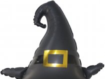 Шар (31''/79 см) Фигура, Шляпа Волшебника, Черный, 1 шт.