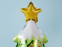 Шар 3D (47''/119 см) Фигура на подставке, Новогодняя елочка, Светло-зеленый, 1 шт. в уп.