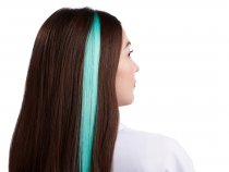 Цветная прядь для волос, Флуоресцентная, 5 гр., Тиффани, флуор, 50*3,2 см, 1 шт.