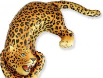 Шар (14''/36 см) Мини-фигура, Дикий леопард, 1 шт.