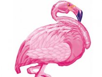 Шар Фигура, Фламинго розовый, 27"/69 см * 35"/89 см, 1 шт.